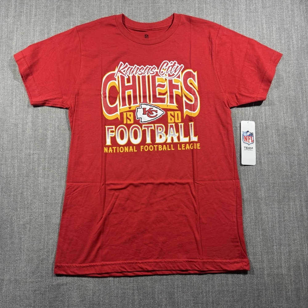 Kansas City Chiefs Shirt Boys XL Red NFL Football NFL Team Apparel Graphic Tee